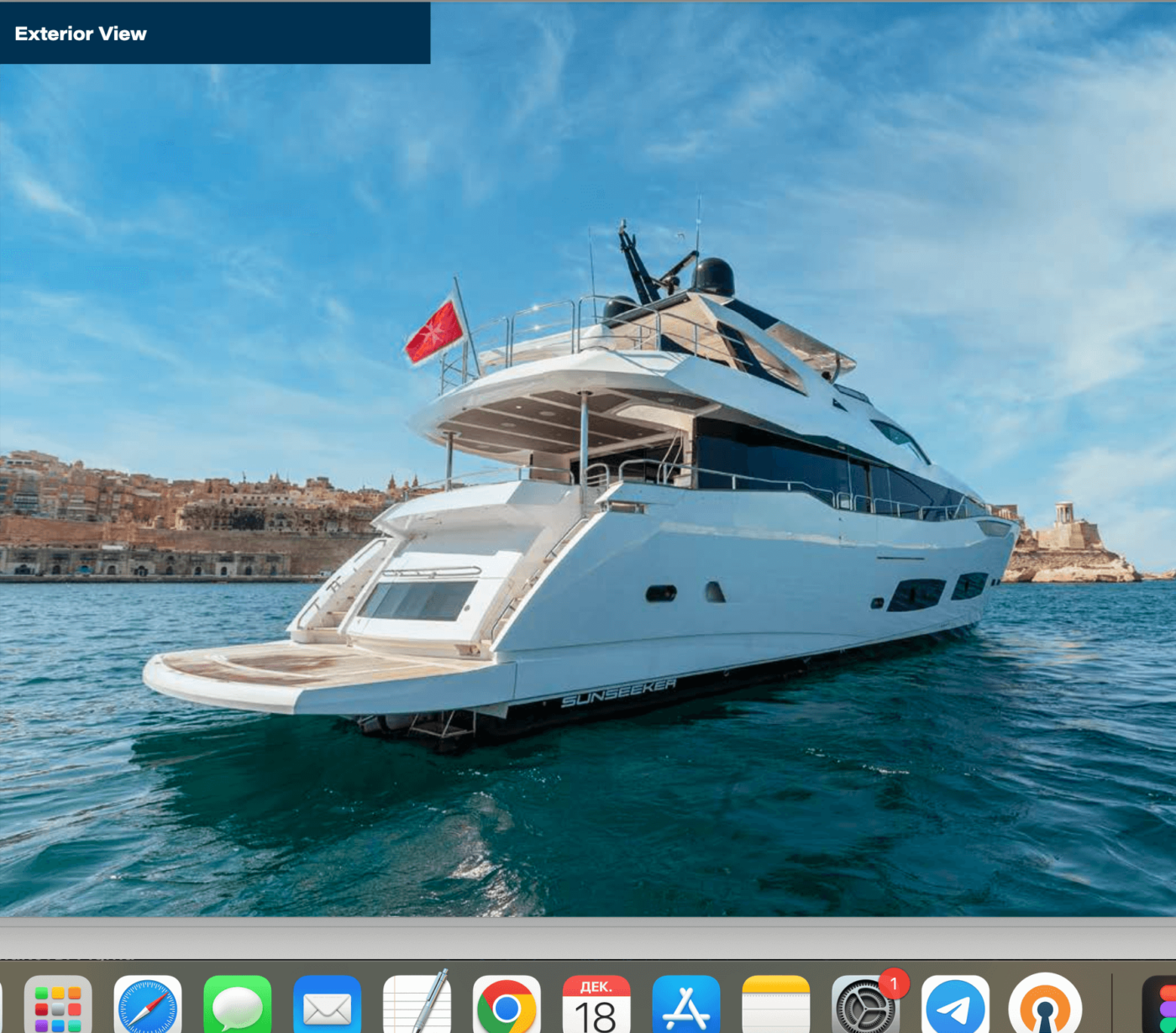 Sunseeker 95 NEUE KANTE