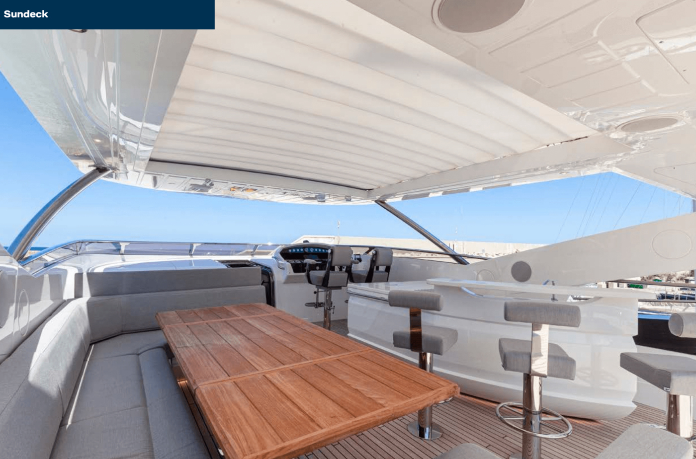 Sunseeker 95 NOUVEAU BORD