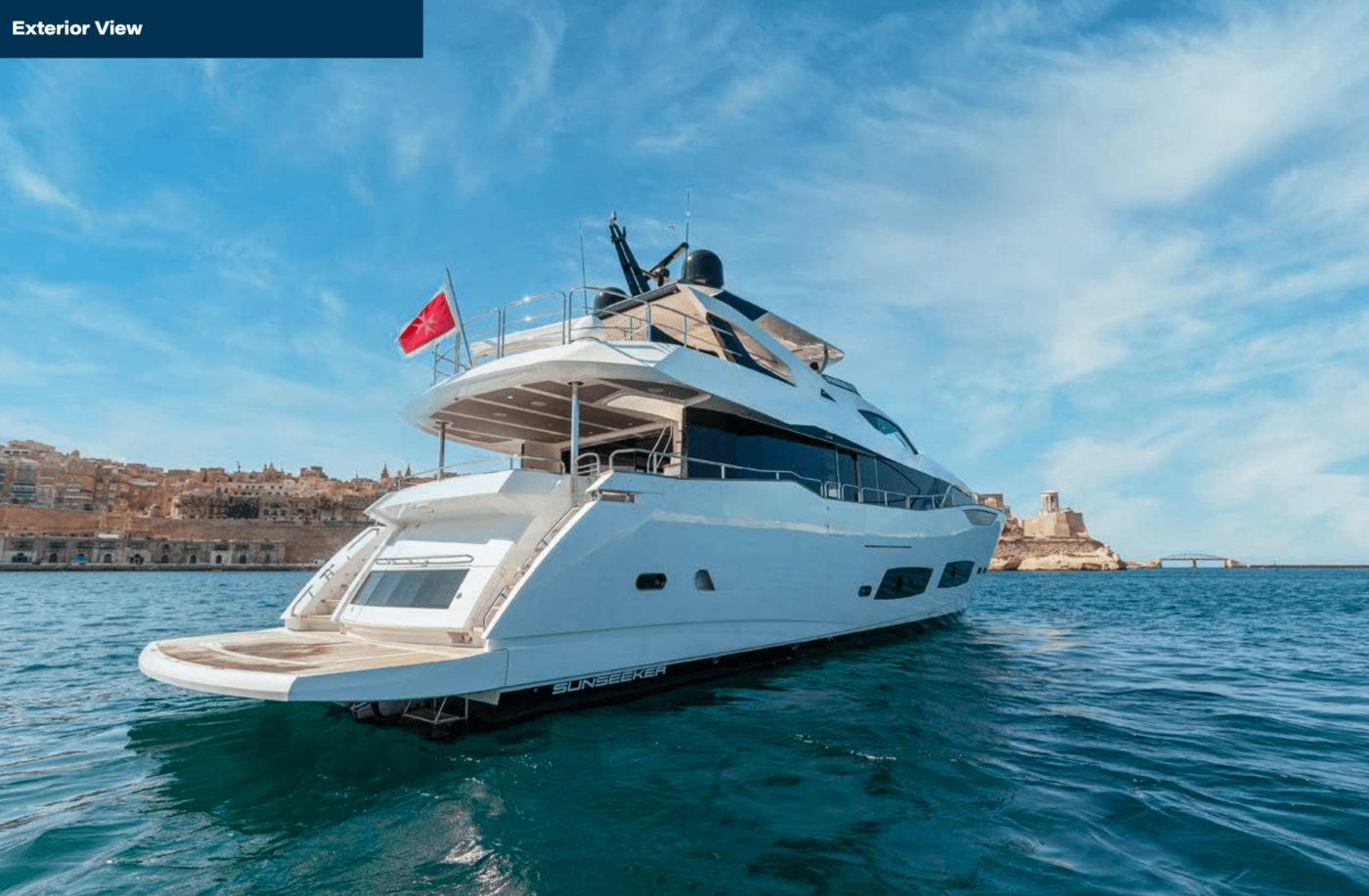 Sunseeker 95 NUOVO BORDO