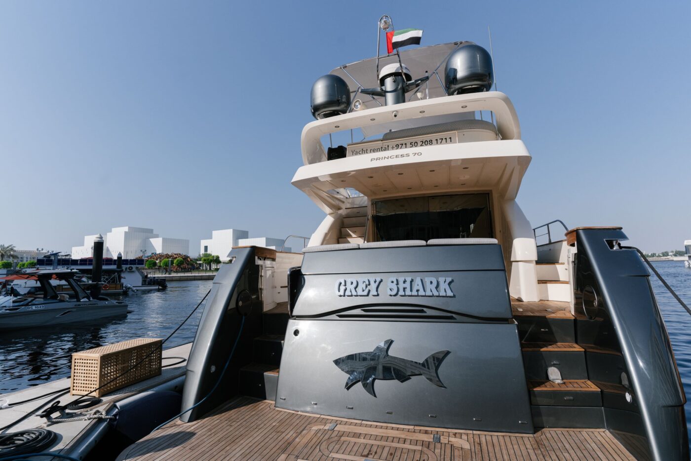 Yacht Princess 70 Grey Shark